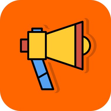 vektör sözcüsü Simgesi illüstrasyonu 