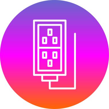 Modern b 'nin vektör illüstrasyonu