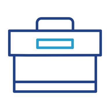 Çanta. Web simgesi basit tasarım