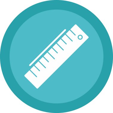 ruler icon, vector illustration simple design