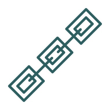 Benzersiz cetvel çizgisi vektör simgesi