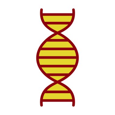 dna. Web simgesi basit illüstrasyon 