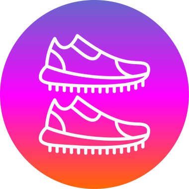 ayakkabı ikonu vektör illüstrasyonu