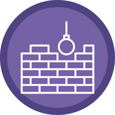Yapı simgesinin vektör illüstrasyonu