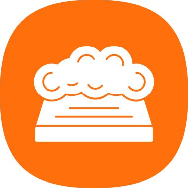 Bulut simgesi. Web için basit bulut vektör simgeleri çizimi