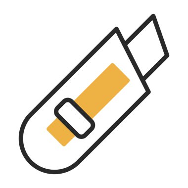 Kağıt kesicisi grafik web simgesi basit tasarım 