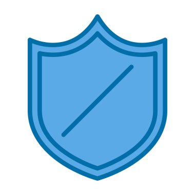 kalkan simgesi, vektör illüstrasyonu basit tasarım