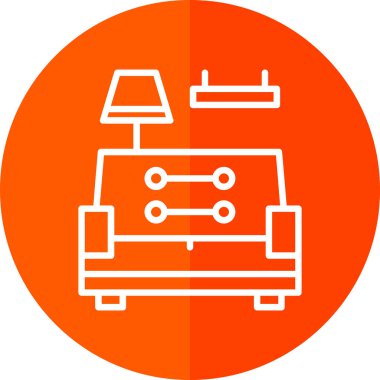 Seo simgesinin vektör illüstrasyonu