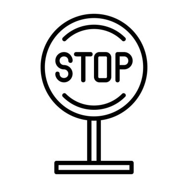 Kes şunu. Web simgesi basit illüstrasyon 