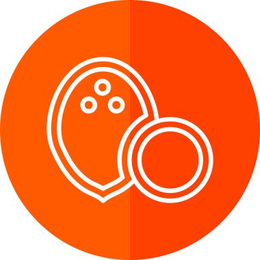 Tek bir simgenin vektör illüstrasyonu