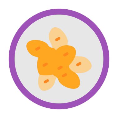 Gıda simgesinin vektör illüstrasyonu