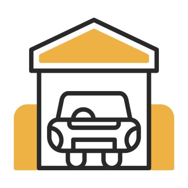 araba simgesi vektör illüstrasyonu