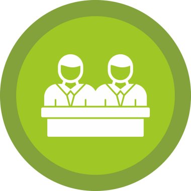 İnsanlar ikonu. Basit tasarım