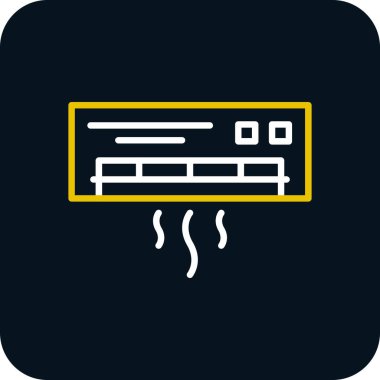 Modern klima simgesinin vektör illüstrasyonu                                     