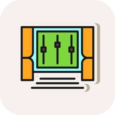 bilgisayar simgesi, vektör illüstrasyonu