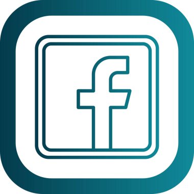 Facebook logosu, sosyal medya tasarım web simgesi