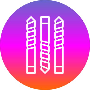 Bir bina simgesinin vektör illüstrasyonu