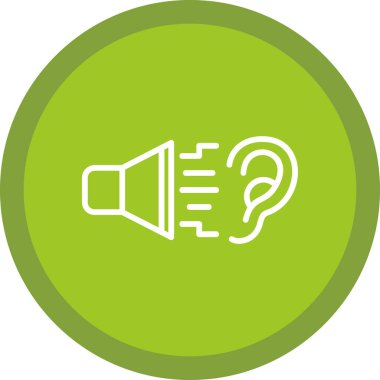 Konuşmacı. Web simgesi basit bir illüstrasyon. Konuşmacı simgesi