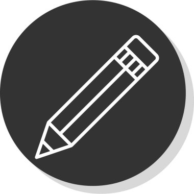 kalem simgesinin vektör illüstrasyonu