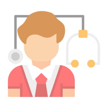 İnsan simgesinin vektör illüstrasyonu