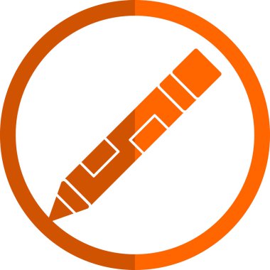 kalem simgesinin vektör illüstrasyonu