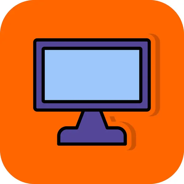 Screen Icon Vector Illustration — Stock Vector