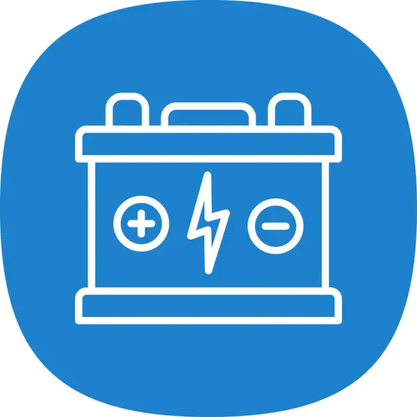 Battery Web Icon Simple Design — Stock Vector