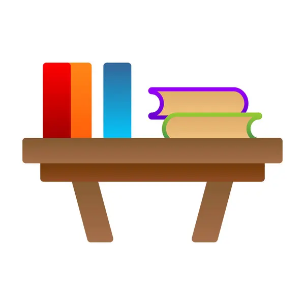Book Shelf Icon Vector Illustration — Stock Vector