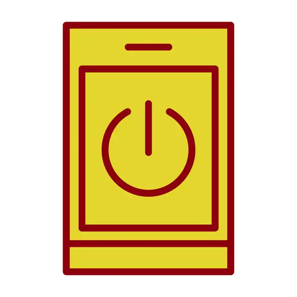 Vector Illustration Smartphone Icon — Stock Vector