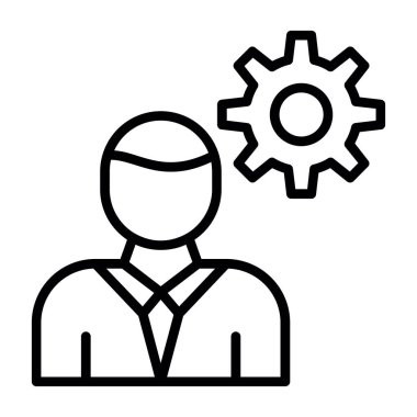 Employee businessman icon vector illustration