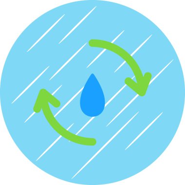 Su damlasının vektör çizimi