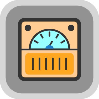 Alarm saati, illüstrasyon, beyaz arkaplan üzerindeki vektör.