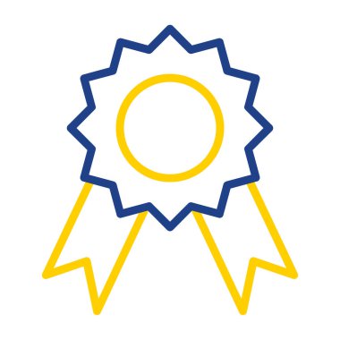 Madalya Web simgesi basit illüstrasyon 