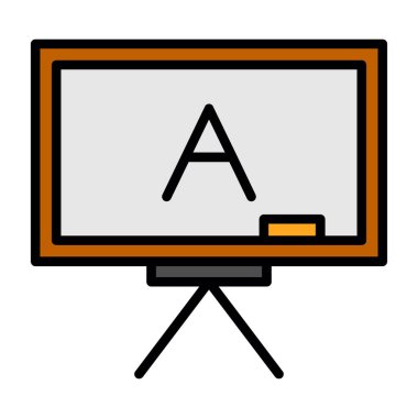 karatahta vektör çizgisi simgesi