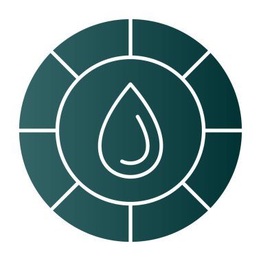 vektör su damla ico