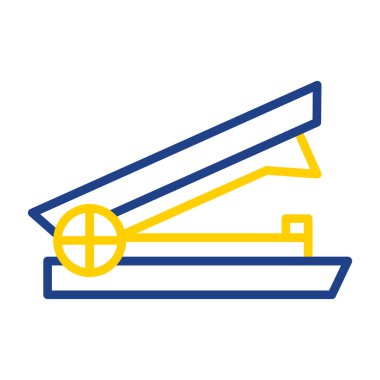 Stapler web simgesi, vektör illüstrasyonu 