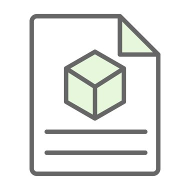 Dosya simgesi, vektör illüstrasyon tasarımı