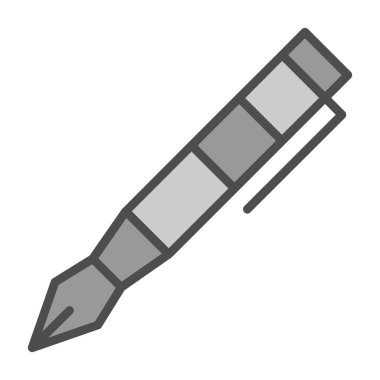 Mürekkep. Web simgesi basit illüstrasyon