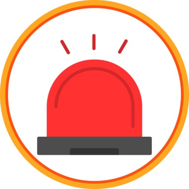 Alarm çalıyor. Web simgesi basit tasarım