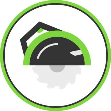 Bir ev simgesinin vektör illüstrasyonu