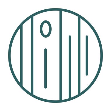 gezegen simgesi, vektör illüstrasyonu basit tasarım