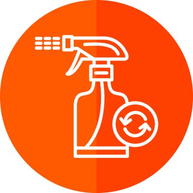 Temizleme simgesinin vektör illüstrasyonu