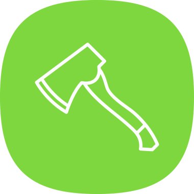 Balta simgesi, çizgi film tarzı. vektör illüstrasyonu                 