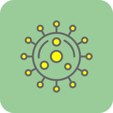 Virüs. Web simgesi basit illüstrasyon 