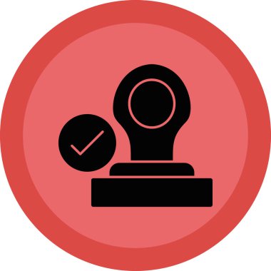 Damga web simge vektör çizim