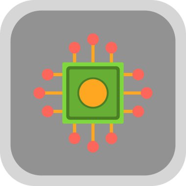 İşlemci, işlemci vektör simgesi