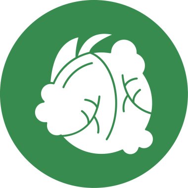 Brokoli. Web simgesi basit illüstrasyon