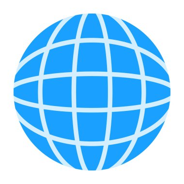 Küresel simge vektör illüstrasyonu