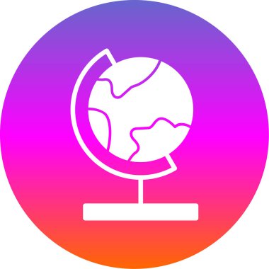 dünya küresel vektör düz tasarım 