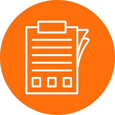 belge simgesi, vektör illüstrasyonu basit tasarım